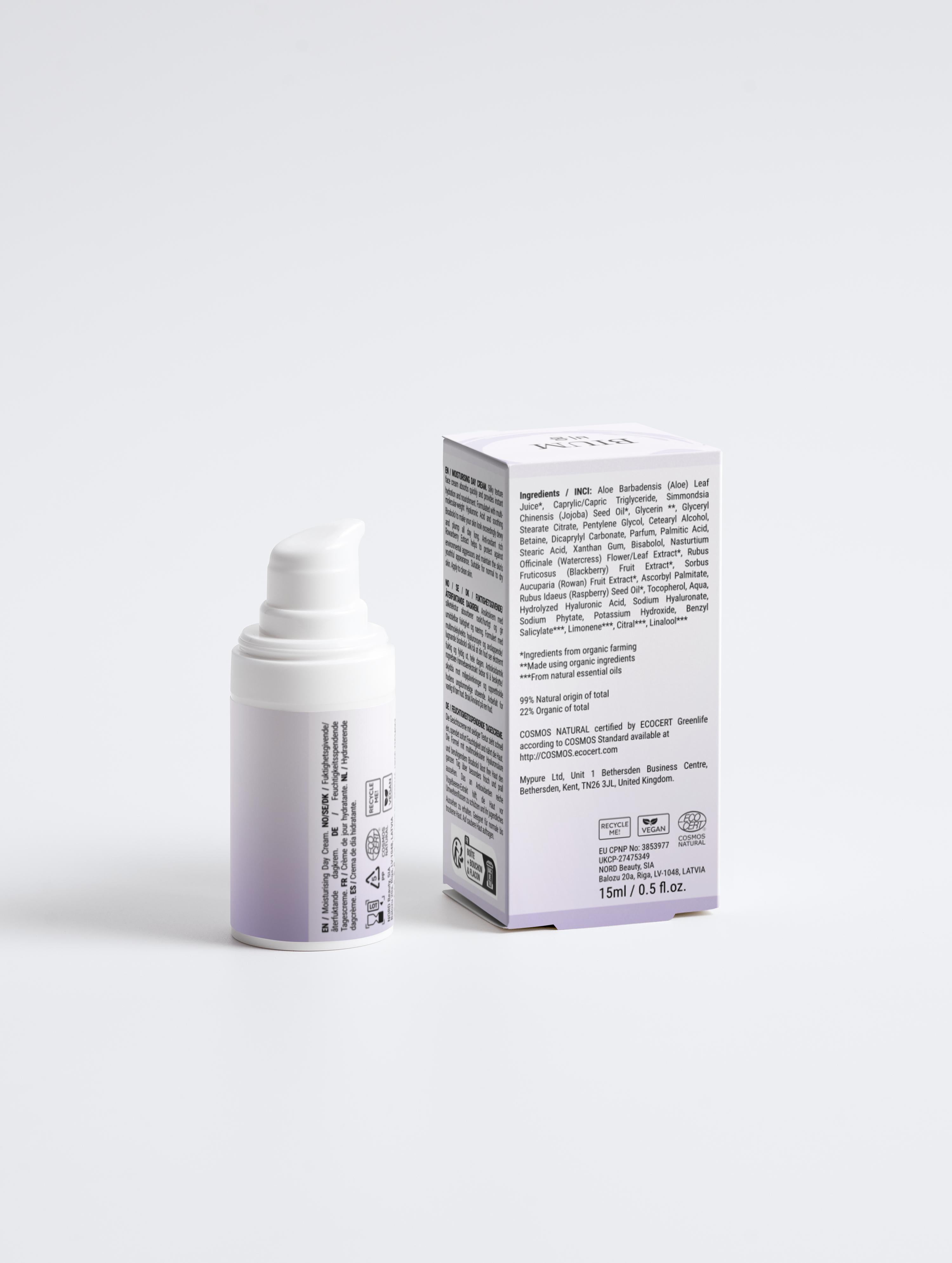 CREMA HIDRATANTE DE DÍA Moisturising Day Cream [비움 BIUM]