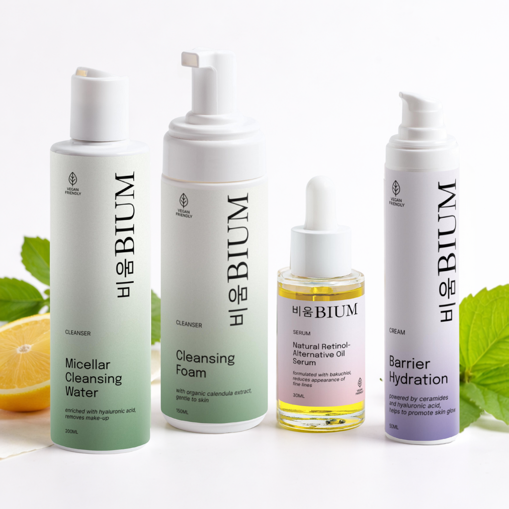 RUTINA FACIAL NOCTURNA RENOVADORA Y REPARADORA Night Renewal Ritual Set [비움 BIUM]