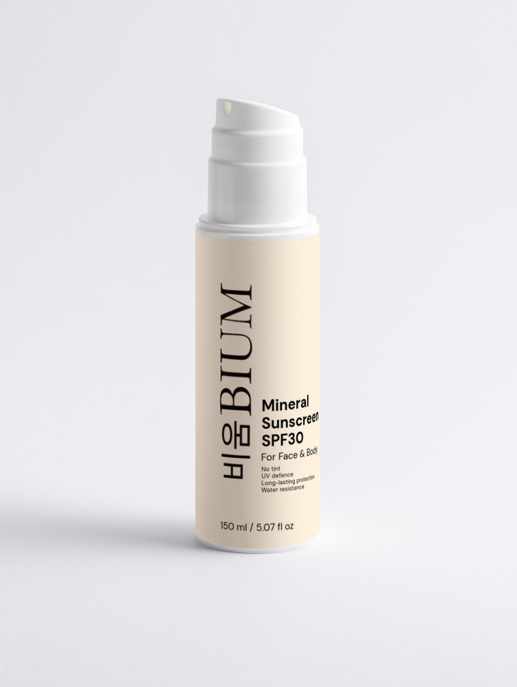 Mineral Sunscreen SPF30 for Face & Body, no tint - 150ml